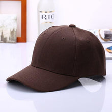 Black Cap Solid Color Baseball Cap Snapback Caps - Fab Getup Shop