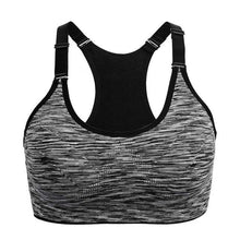 Sports Bra,Adjustable Spaghetti Strap Padded Top For Fitness Running Gym Athletic,Seamless Yoga Sports Bra Top - Fab Getup Shop