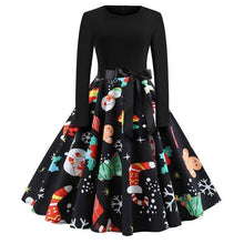 Winter Christmas Dresses Vintage Robe Swing Pinup Elegant Party Dress - Fab Getup Shop