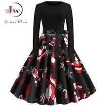 Winter Christmas Dresses Vintage Robe Swing Pinup Elegant Party Dress - Fab Getup Shop