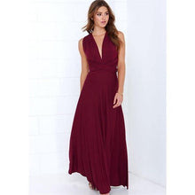 Multiway Wrap Convertible Boho Maxi Club Red Dress Bandage Long Dress Party Bridesmaids Infinity - Fab Getup Shop