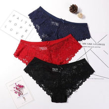 3 Pcs Panties for Woman Underwear  Lace Breathable Soft Lingerie Female Briefs Panty  Transparent Women's Underpants - Fab Getup Shop