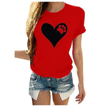 T Shirt Women Loose Short-Sleeved Leaf Print Tshirt O-Neck Summer Top Short Sleeve - Fab Getup Shop