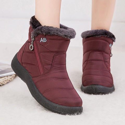 Women  Waterproof Snow Boots For Winter - Fab Getup Shop