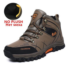 Men Winter Snow Boots Waterproof Leather Sneakers Super  Warm - Fab Getup Shop