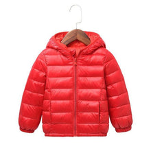 Autumn Winter Hooded Children Down Jackets For Girls Candy Color Warm Kids Down Coats For Boys - Fab Getup Shop