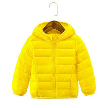 Autumn Winter Hooded Children Down Jackets For Girls Candy Color Warm Kids Down Coats For Boys - Fab Getup Shop