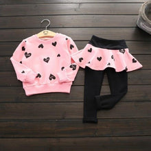 Toddler Girls Clothes Kids Autumn Winter T Shirt Pants Christmas Clothes Set - Fab Getup Shop