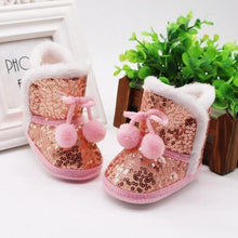 Newborn Toddler Boots Winter First Walkers baby Girls Boys Shoes Soft Sole Fur Snow Booties for 0-18M - Fab Getup Shop