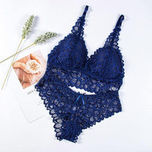 Lace Bra Sets Seamless Underwear Backless Vest  Panties Lingerie Padded Bralette Ultrathin Briefs Female  Intimates - Fab Getup Shop