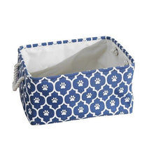 Cube Canvas Fabric Storage Basket Clothes Folding Storage Box For Nursery Underwear Toy Organizer Laundry Basket With Handle - Fab Getup Shop