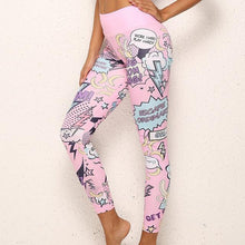 Print Cartoon banana Boom Running Yoga Suits Sportswear High Waist Fitness Pants harajuku sports Set Gym workout clothes - Fab Getup Shop