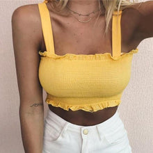 Off Shoulder Ruched Tube Tops Sleeveless Strapless Camis Woman Streetwear - Fab Getup Shop