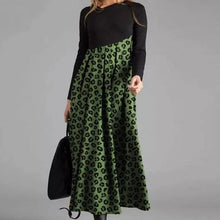 Elegant Women Vintage Long Dress V-Neck A-Line Dress Autumn Winter Long Sleeves Slim Party Dresses Ladies Casual Loose Vestidos - Fab Getup Shop