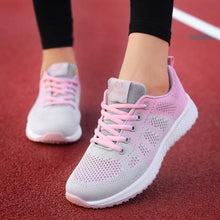 2020 Sneakers Women Shoes Flats Casual Ladies Shoes Woman Lace-Up Mesh Light Breathable Female zapatillas de deporte para mujer - Fab Getup Shop