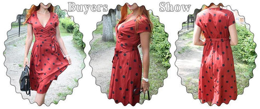 Lossky Summer Women Vintage Long Dress Casual Polka Dot Print Party Short Sleeve Dresses Sexy V-neck Fashion Woman Clothes y2k - Fab Getup Shop