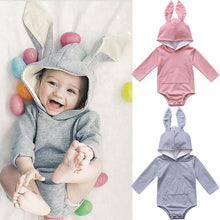 Baby Girl Long Sleeve Bunny Hooded Boy Romper Newborn Outfit Kids Bodysuit Kid Easter Warm Cotton Outfits - Fab Getup Shop