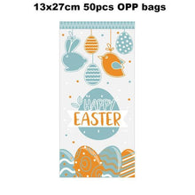 12pcs Easter Gift Bags With Stickers Cute Rabbit Food Cookies Packaging Candy Kraft Paper Boxes Happy Easter Party Decoration - Fab Getup Shop