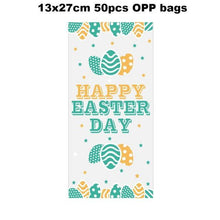 12pcs Easter Gift Bags With Stickers Cute Rabbit Food Cookies Packaging Candy Kraft Paper Boxes Happy Easter Party Decoration - Fab Getup Shop