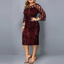 Party Dresses Sequin Plus Size Women Summer Dress 2021 New Elegant Birthday Outfit Casual Dress Wedding Evening Night Club Dress - Fab Getup Shop