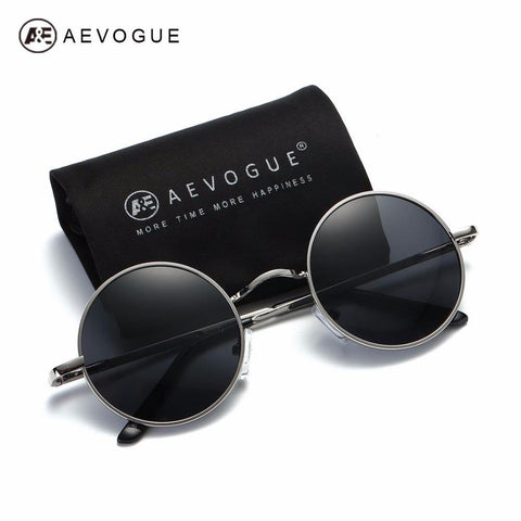 AEVOGUE Polarized Sunglasses For Men/Women Small Round Alloy Frame Summer Style Unisex Sun Glasses UV400 AE0518 - Fab Getup Shop