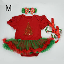 Christmas Baby Girl Infant 3pcs Clothing Sets Suit Princess Tutu Romper Dress/Jumpsuit Xmas Bebe Party Birthday Costumes Vestido - Fab Getup Shop