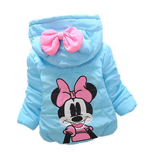 New Children Coat Minnie Baby Girls winter Coats long sleeve coat girl's warm Baby jacket Winter Outerwear cartoon fleece - Fab Getup Shop