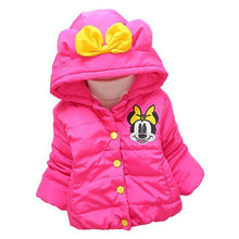 New Children Coat Minnie Baby Girls winter Coats long sleeve coat girl's warm Baby jacket Winter Outerwear cartoon fleece - Fab Getup Shop