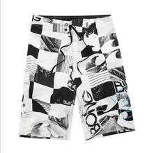 Mens Shorts Surf Board Shorts Summer Sport Beach Bermuda Short Pants Quick Dry Silver Boardshorts - Fab Getup Shop