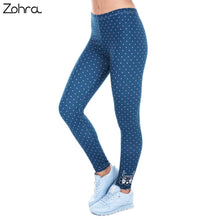 Zohra Printed Women Freeride Deer Dots Legging High Waist Legins Elastic Silm Fit Women Pants Leggings - Fab Getup Shop