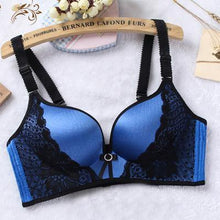 DeRuiLaDy Women Push Up Bra Lace Bralette Adjusted Comfortable Wireless Bra - Fab Getup Shop