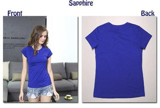 18 Color S-3XL Plain T Shirt Women Cotton Elastic Basic T-shirts Female Casual Tops Short Sleeve T-shirt Women 002 - Fab Getup Shop