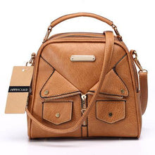 Annmouler Brand Women Messenger Bag Female Double Zipper Handbag Pu Leather Fashion Ladies Shoulder Bag Women Crossbody Bag - Fab Getup Shop