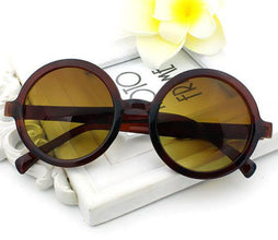 Yooske Vintage Round Sunglasses Women Classic Retro Coating Sun Glasses Female Male Sun Glasses - Fab Getup Shop