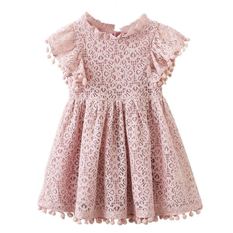 Kids Girl Ball Gown Dress Toddler Girl Summer Lace Dress 6 7 8 Year Princess Birthday Party Dress Children Clothing - Fab Getup Shop