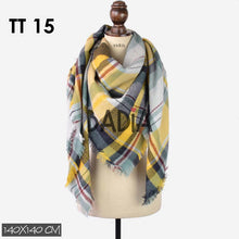 Tartan Oversize Plaid Blanket Scarf