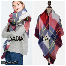 Tartan Oversize Plaid Blanket Scarf