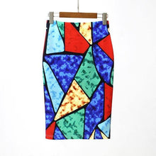 Summer Style Pencil Skirt Women High Waist Green Skirts Vintage Elegant Bodycon Floral Print Midi Skirt - Fab Getup Shop