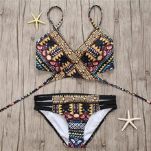 Bandage Aztec Biquini String Strappy Swim Wear Bathing Suit Swimsuit Brazilian - Fab Getup Shop