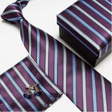 men's fashion neck tie set neckties cufflinks hankies silk ties cuff links pocket handkerchief 14 - Fab Getup Shop