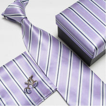 men's fashion neck tie set neckties cufflinks hankies silk ties cuff links pocket handkerchief 14 - Fab Getup Shop