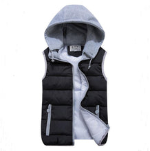 women's cotton wool collar hooded down vest Removable hat Hot high quality Brand New female winter warm Jacket&Outerwear Thicken - Fab Getup Shop