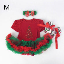 Christmas Baby Girl Infant 3pcs Clothing Sets Suit Princess Tutu Romper Dress/Jumpsuit Xmas Bebe Party Birthday Costumes Vestido - Fab Getup Shop