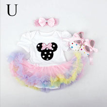 Christmas Baby Girl Infant 3pcs Clothing Sets Suit Princess Tutu Romper Dress/Jumpsuit Xmas Bebe Party Birthday Costumes Vestido - Fab Getup Shop