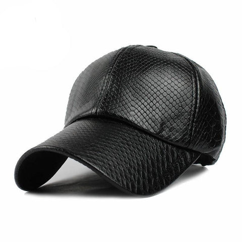 PU black Baseball Cap women Hats For men fall Leather cap Trucker cap Sports snapback winter hats for women - Fab Getup Shop