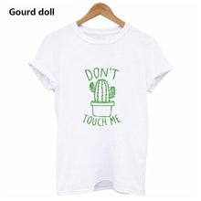 Cactus Printed Women's T-Shirt Cotton Harajuku Summer  Top Tee  Funny Round neck T-shirts Hipster - Fab Getup Shop