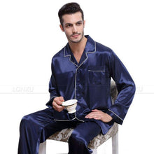 Mens Silk Satin Pajamas  Pyjamas  Set  Sleepwear Set  Loungewear  U.S. S,M,L,XL,XXL,XXXL,4XL__Fits All  Seasons - Fab Getup Shop