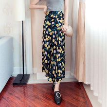 25 Colors  Bohemian High Waist Floral Print Summer Skirts Womens Boho Asymmetrical Chiffon Skirt Maxi Long Skirts - Fab Getup Shop