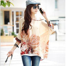 Women Blouses  Plus Size Women Clothing Summer Blouse Shirt Woman Vintage Chiffon Shirts Tops Chemise Femme - Fab Getup Shop