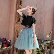 5 Layers 60cm Princess Midi Tulle Skirt Pleated Dance Tutu Skirts  Lolita Petticoat  Denim Party Skirts - Fab Getup Shop